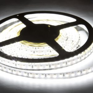 Герметичная светодиодная лента белого свечения 3528-600 LED, IP 65, 9,6 Вт/м, 12V. 5 Метров.