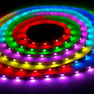 Герметичная светодиодная лента многоцветная 5050-150 LED, IP 65, 7,2 Вт/м, 12V. 5 Метров.