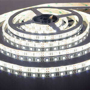 Открытая светодиодная лента белого свечения 5050-150 LED, IP 20, 7,2 Вт/м, 12V. 5 Метров.